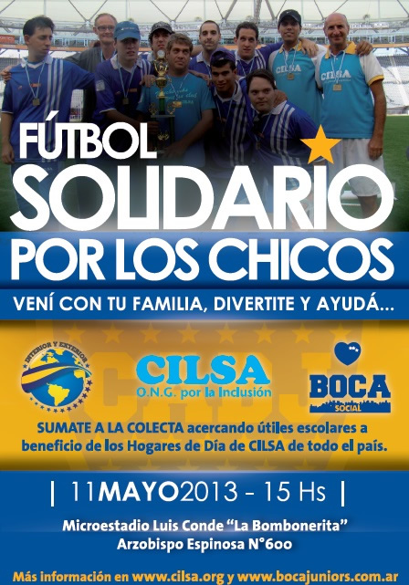Afiche Fútbol Solidario
